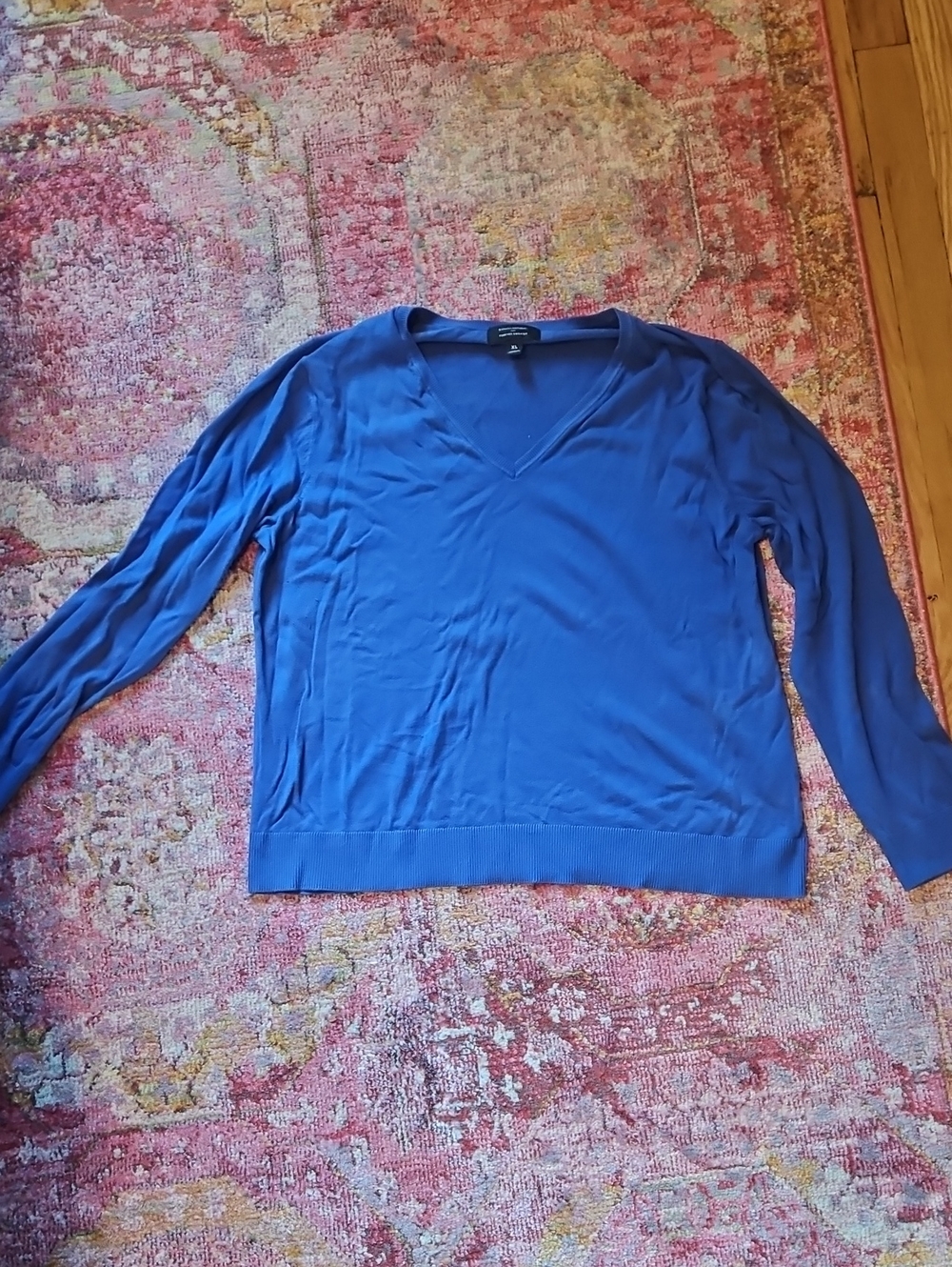 Banana Republic Royal Blue V-Neck Sweater